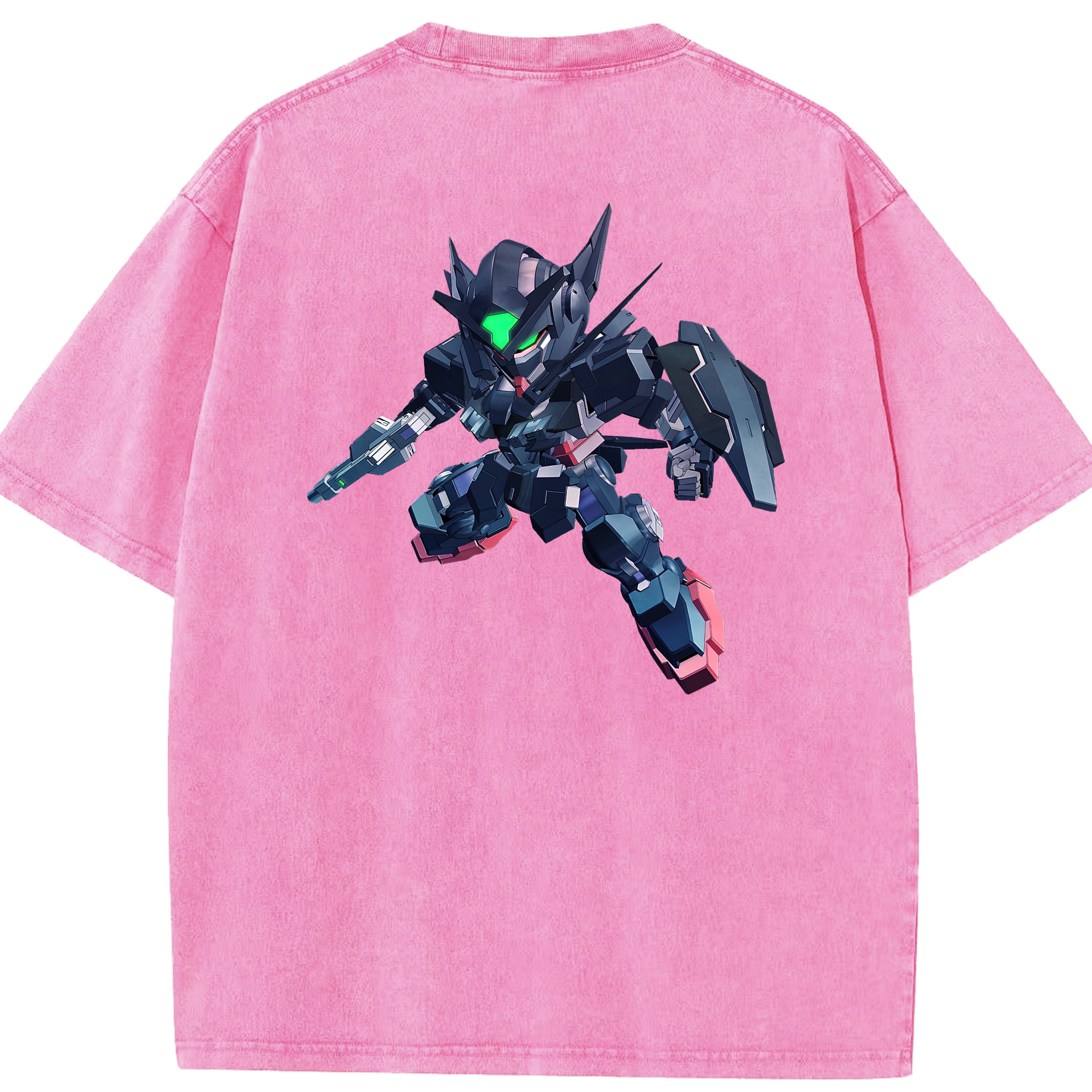 （画像用） 機動戦士ガンダム Mobile Suit Gundam 綿100% ヴィンテージ風 半袖Tシャツ（背面プリント）
